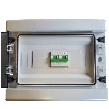  COFFRET DE COUPURE BATTERIE 125A APS Coffret plastique DC In 125A 2P 125v DC 