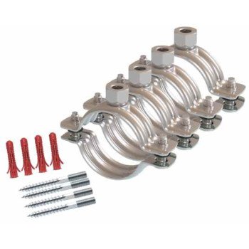 Kit de montage Ø78mm pour tube inox isolé mono tube DN20 avec isolation de 25mm