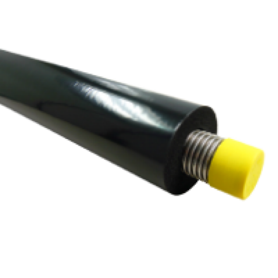 AERORAPID® CLASSIC - DN 25 longueur 10 m, isolant 19 mm, tube inox solaire flexible pré-isolé pour liaison panneau solaire, protection avec film polyoléfine 