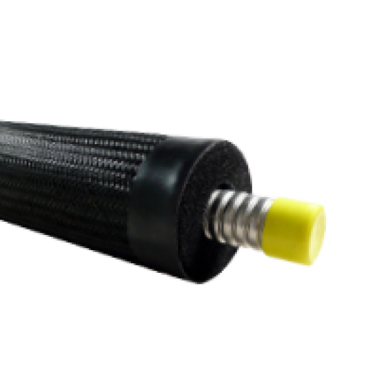 AERORAPID® PRO GS - DN 25 longueur 25 m, isolant 19 mm, tube inox solaire flexible pré-isolé pour liaison panneau solaire, protection par maillage de protection solide 