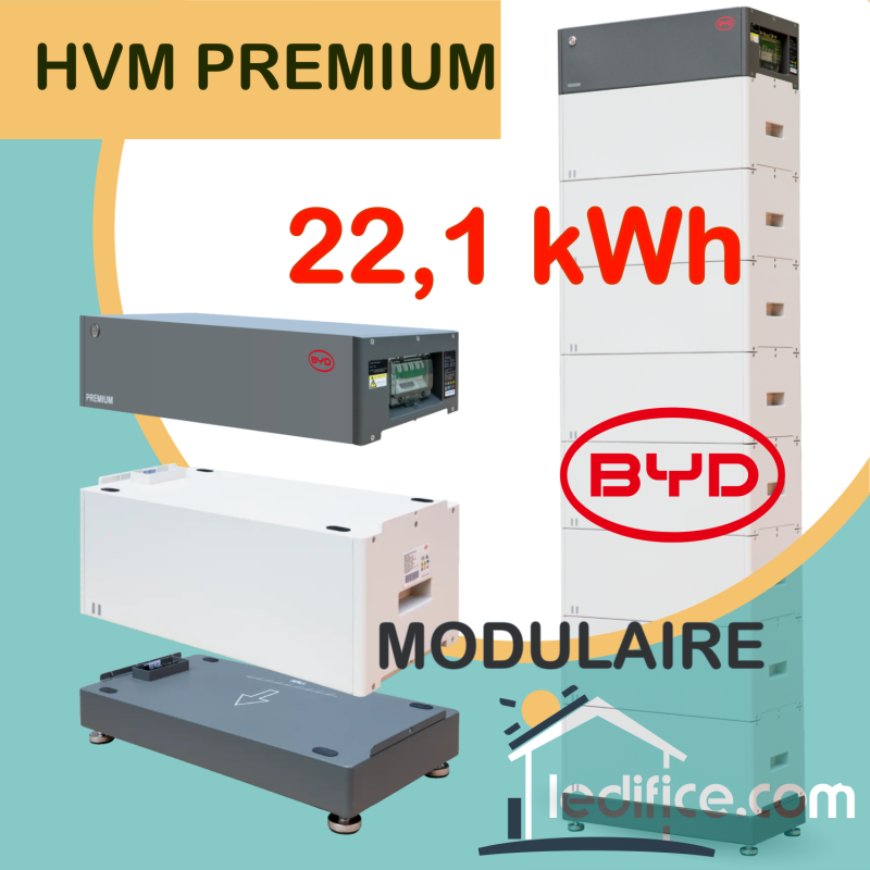 Système de stockage de batteries lithium-ion  B-BOX PREMIUM HVM 22.1 (22,08 kWh) 