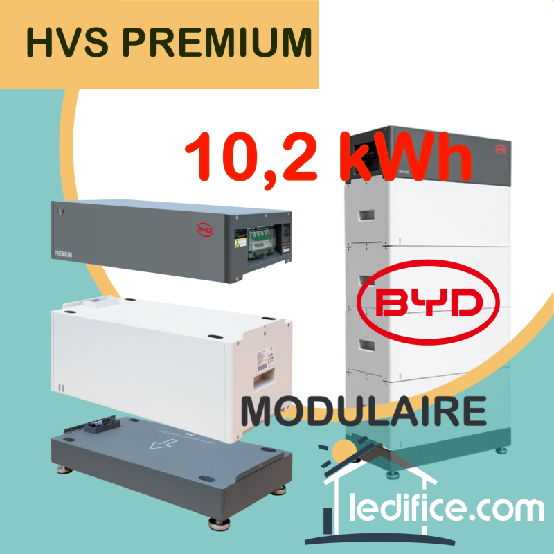 Système de stockage de batteries lithium-ion  B-BOX PREMIUM HVS 10.2 (10,24 kWh) 