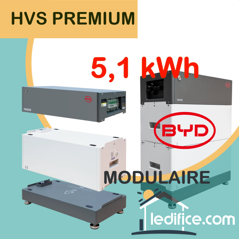 Système de stockage de batteries lithium-ion  B-BOX PREMIUM HVS 5,1 (5,12 kWh) 