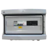 Coffret de protection AC de 4 à 6 kW monophasé avec 2 disjoncteurs différentiels 30 mA, disjoncteur général et parafoudre 2 x 20A / 230V avec 2 Q Relay intégrés