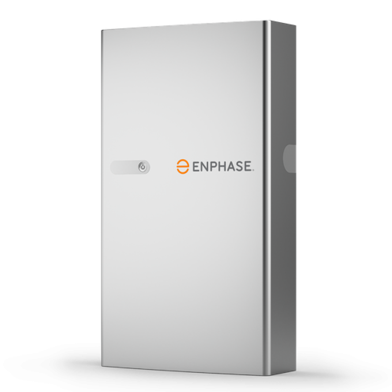 Enphase IQ Battery 5P - Batterie de capacité 5kWh - Technologie LFP - Garantie 15ans (Ref : IQBATTERY-5P-1P-INT) - Inclus Façade et Support mural