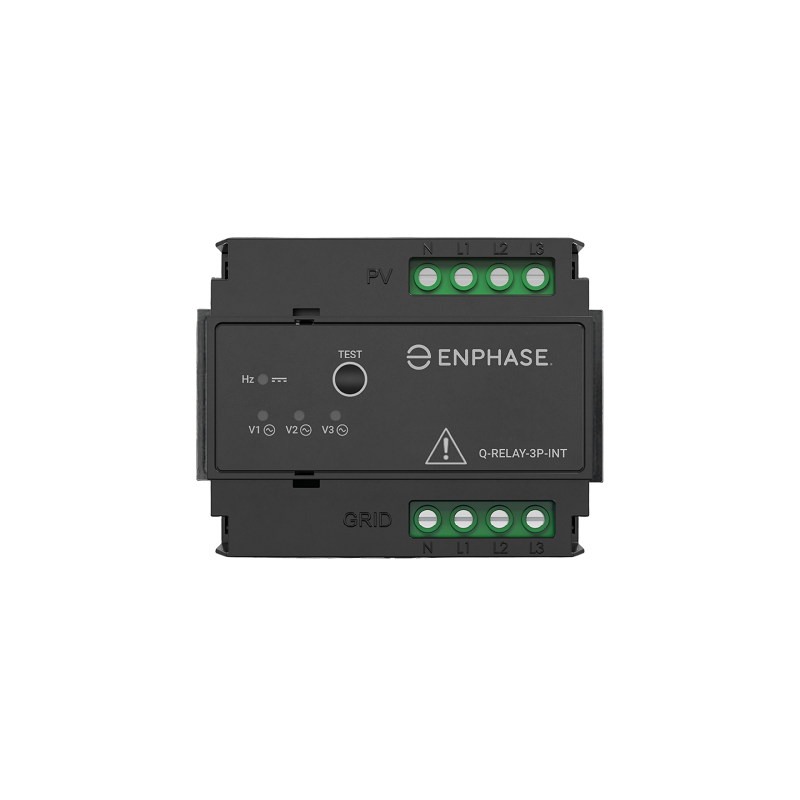 Q Relay VDE Enphase - installation en triphasé