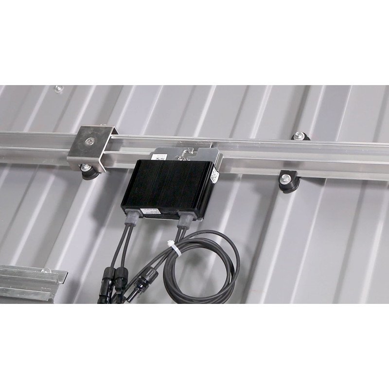 Adaptateur + vis StairPlate pour fixation micro-onduleurs/optimiseurs sur rails (kit)