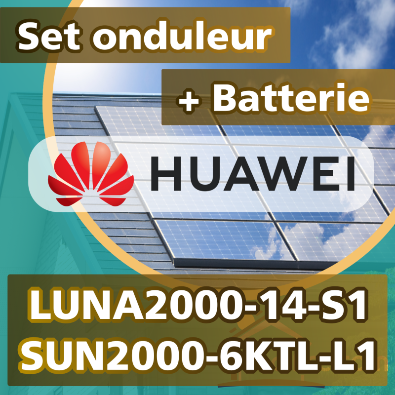  SET LUNA2000-10-S0 + SUN2000-6KTL-L1 Set 6kVA / 10 kWh - avec accessoires 