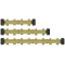 Collecteur modulaire DN 20 double Nombre de raccords pour HeatBloCs = 3 Largeur = 440 mm