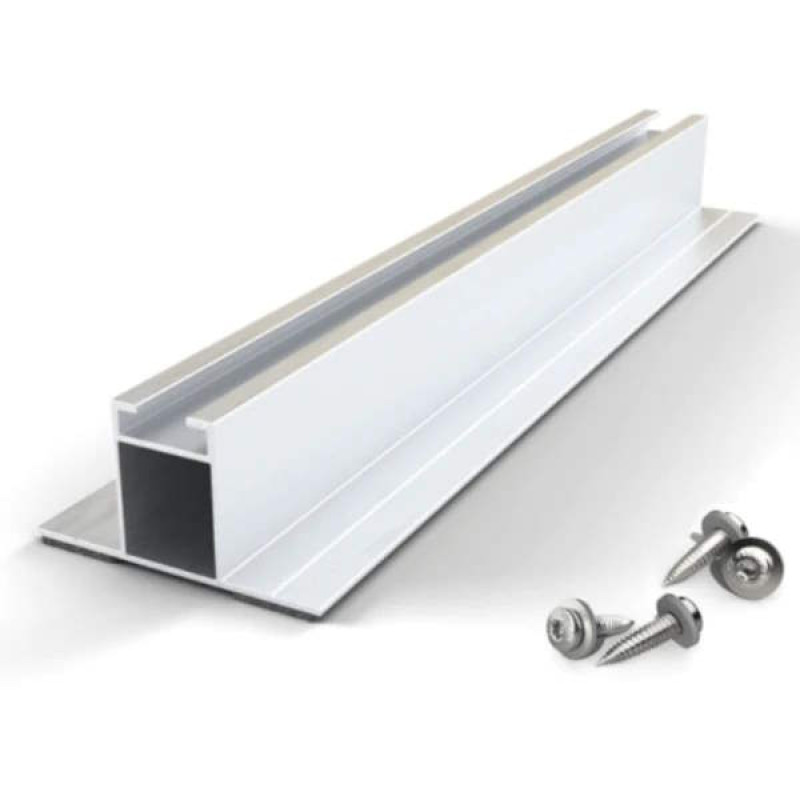 400404 Metasole système de support sur BAC ACIER 400mm (format portrait). Inclus 4 vis 400301 RE/420421