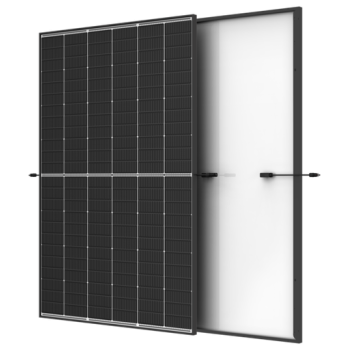 Trina Solar 435 Wc Bi-Verre Vertex S+ N-Type NEG9R- Cadre noir fond blanc (1762x1134x30mm) - Garantie 25/30 ans - (ref : TSM-NEG9R.28)
