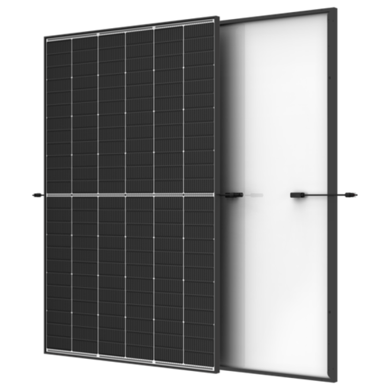 Trina Solar 500 Wc Bi-Verre N-Type Vertex S+ - Cadre Noir Tedlar Blanc -1961x1134x30mm - Garantie 25/30A - (TSM-NEG18R.28)