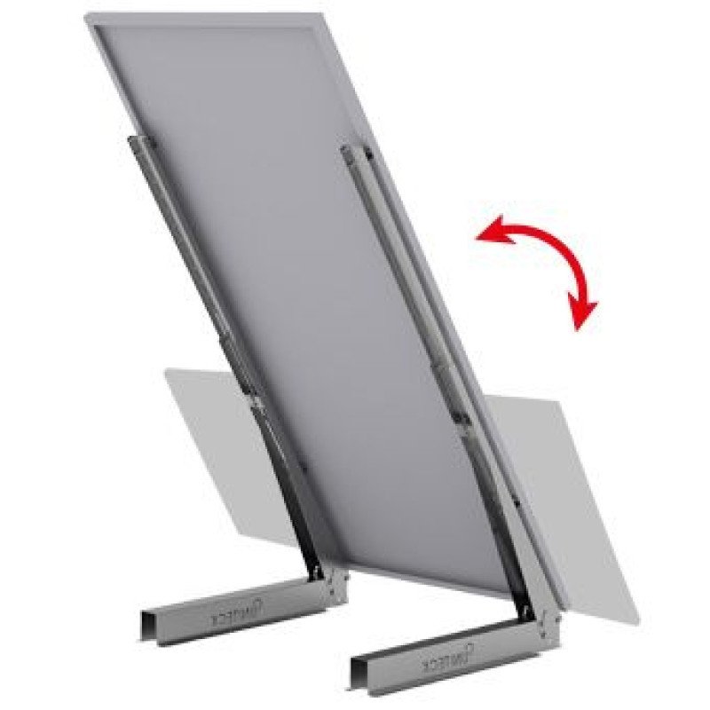 Support de fixation sol et mur ajustable de 10° à 60°  UNIFIX 600 B pour panneaux jusqu'à 2500 x 1400 max (équivalent 600W)