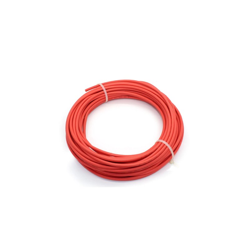 Câble spécial solaire certifié TUV 6mm². 100 mètres, rouge