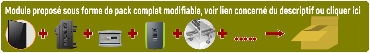 lien vers liste de produits composés avec le produit Panneau solaire SunPower® Performance® 6 - AC | 375Wc, avec micro onduleur Enphase IQ8 MC intégré